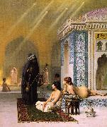 Jean Leon Gerome Harem Pool oil